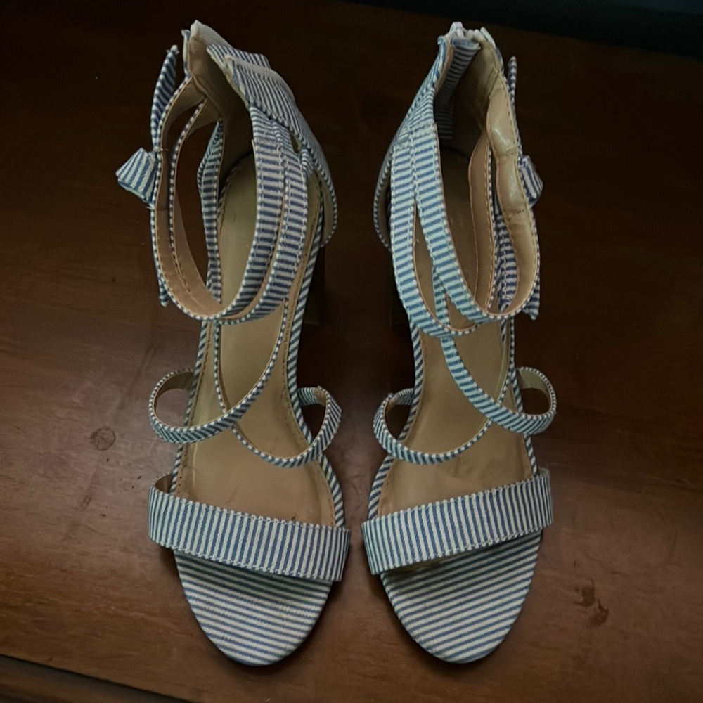 Lauren Conrad strappy heels.